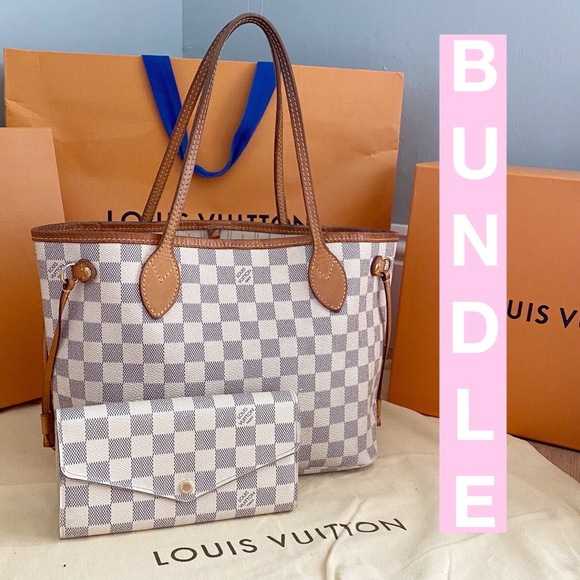 Louis Vuitton Handbags - 💎✨AZUR SET✨💎 Louis Vuitton Neverfull PM & Wallet